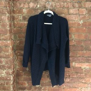 Vince navy wool / cashmere cardigan